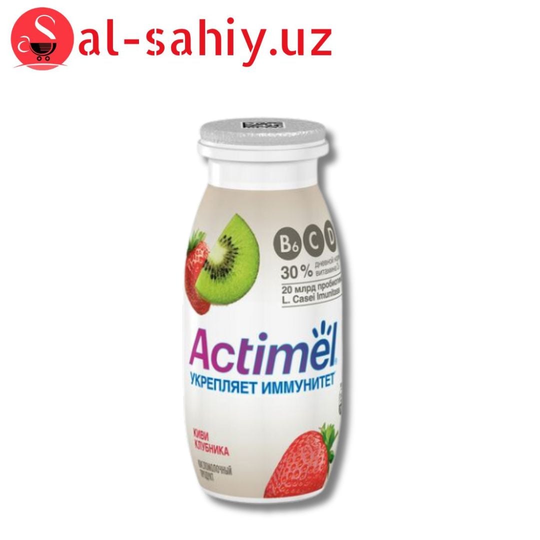Питьевой йогурт Actimel "Клубника-киви" 2,5% 100 гр