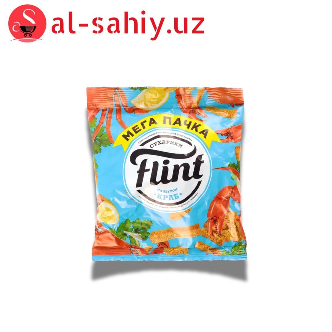 Новый Сухарики FLINT со вкусом краб  27гр