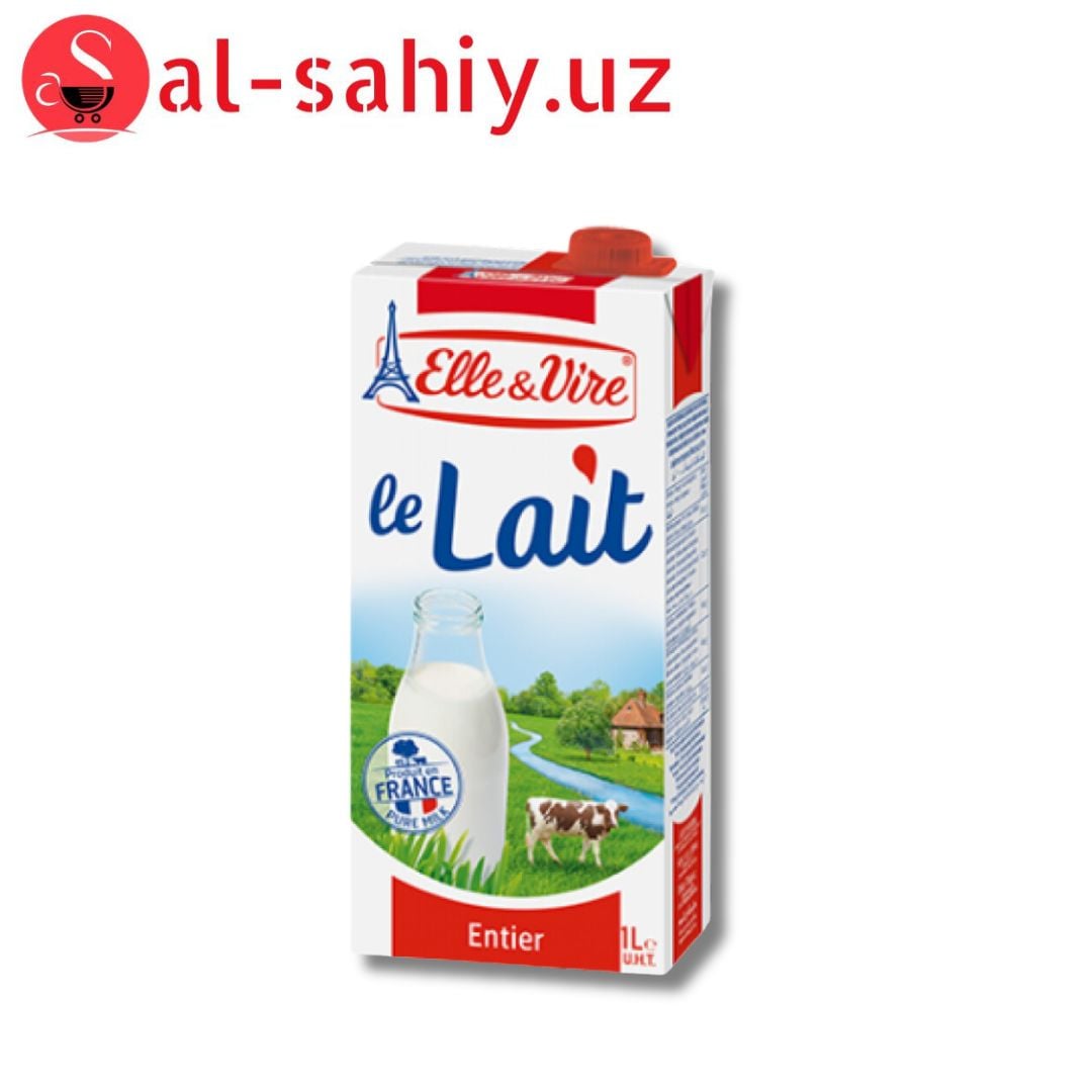 Молоко Elle & Vire «Enteir», 1 л