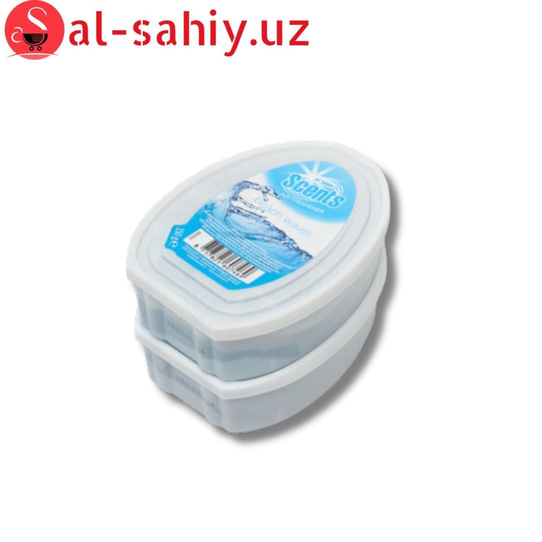 Гель осв. возд. для дома - Scents Gel Beach Waves 2x150гр