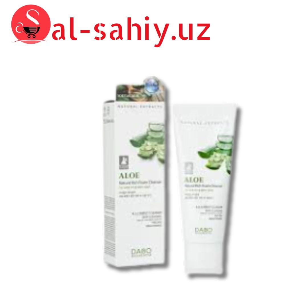 Пенка для умывания АЛОЭ ВЕРА Natural Rich Foam Cleanser Aloe, 180 мл