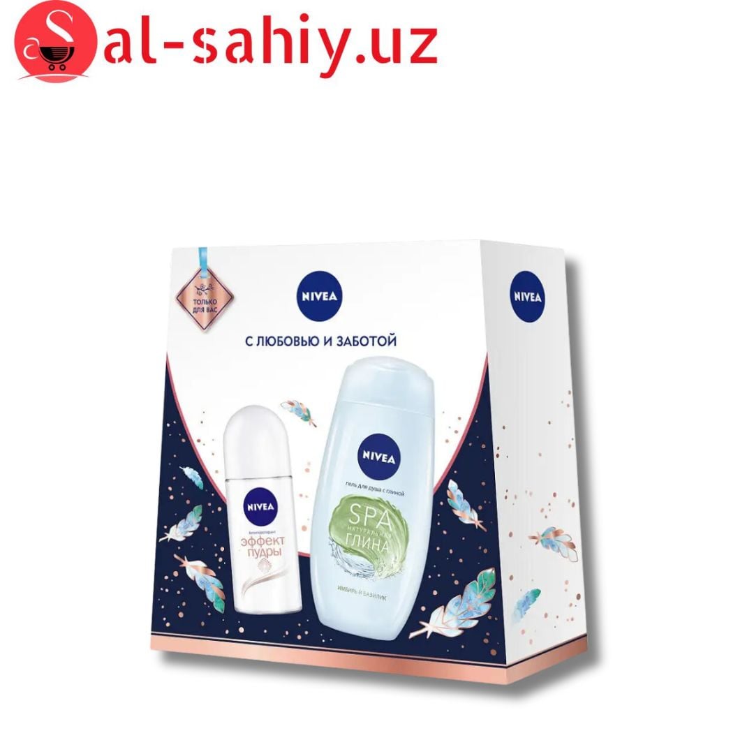 Набор для Женшин "NIVEA" Гель для душ + Антиперспирант