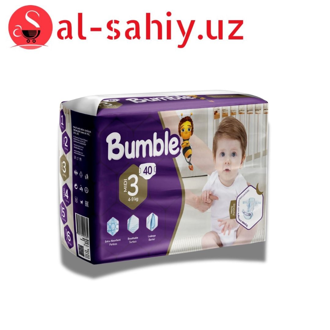 Памперс Bumble  №3   (2шт)