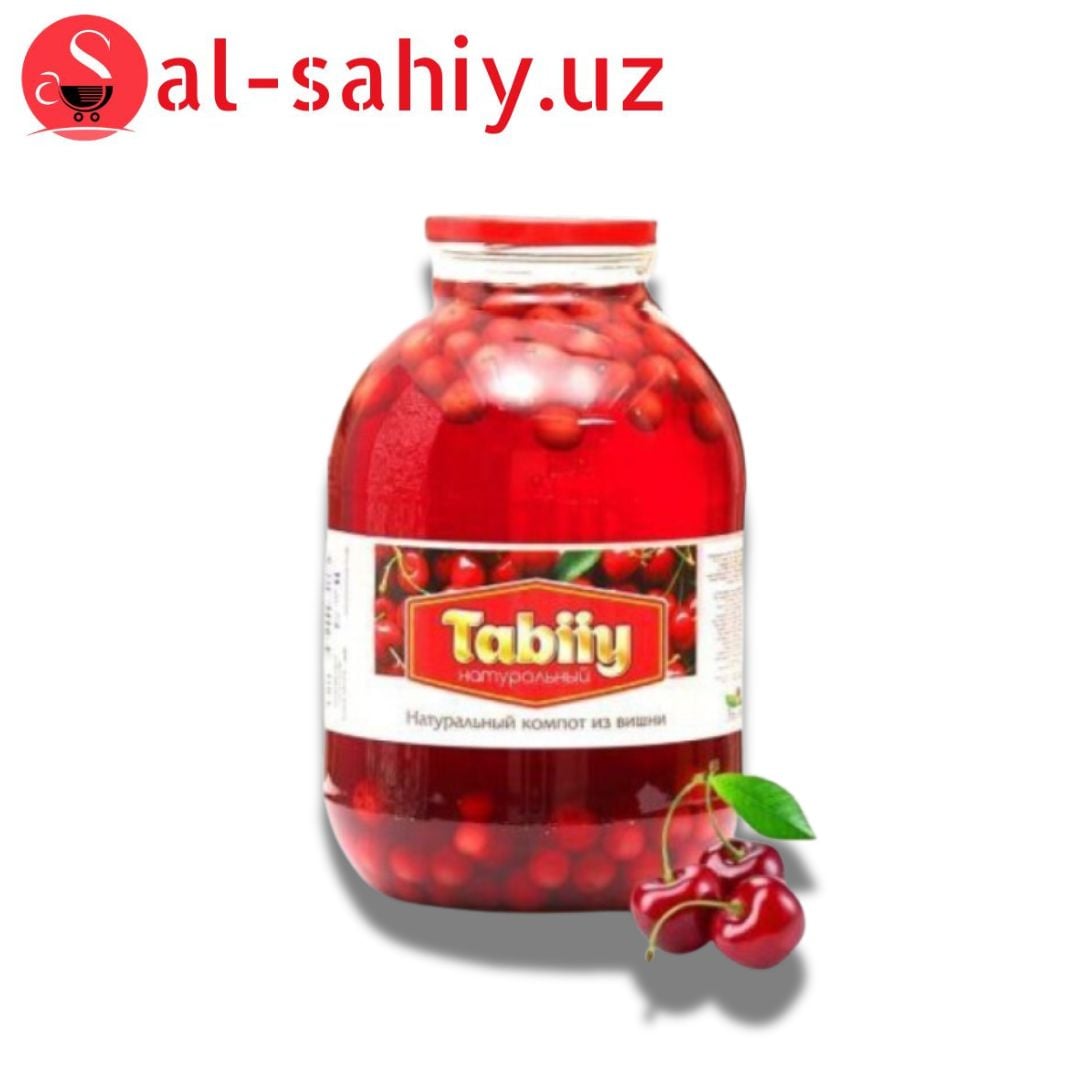 Натуральный компот из яблоко 3л TABIIY
