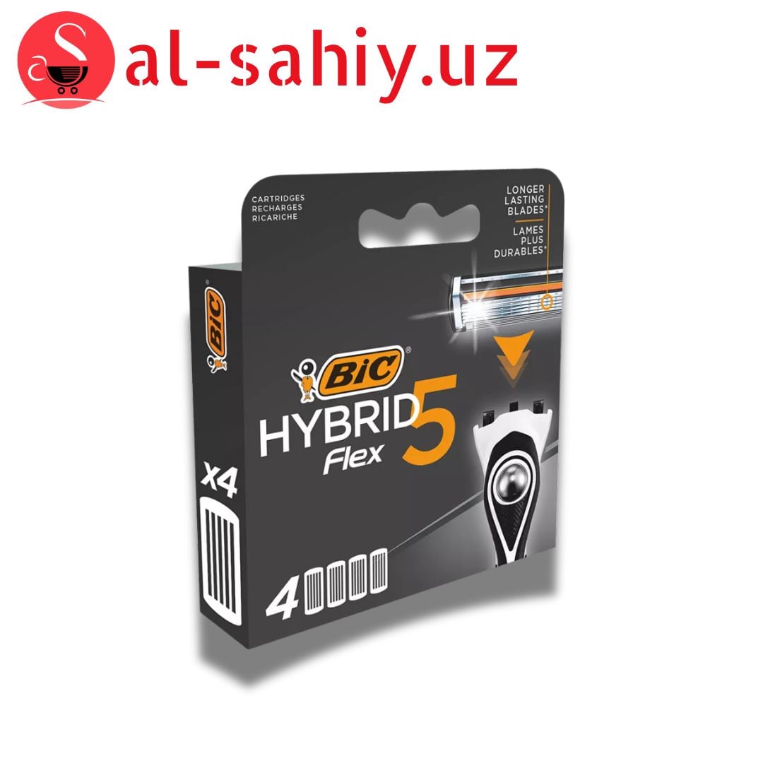 Сменные кассеты для бритья BIC Flex 5 Hybrid, 4 шт