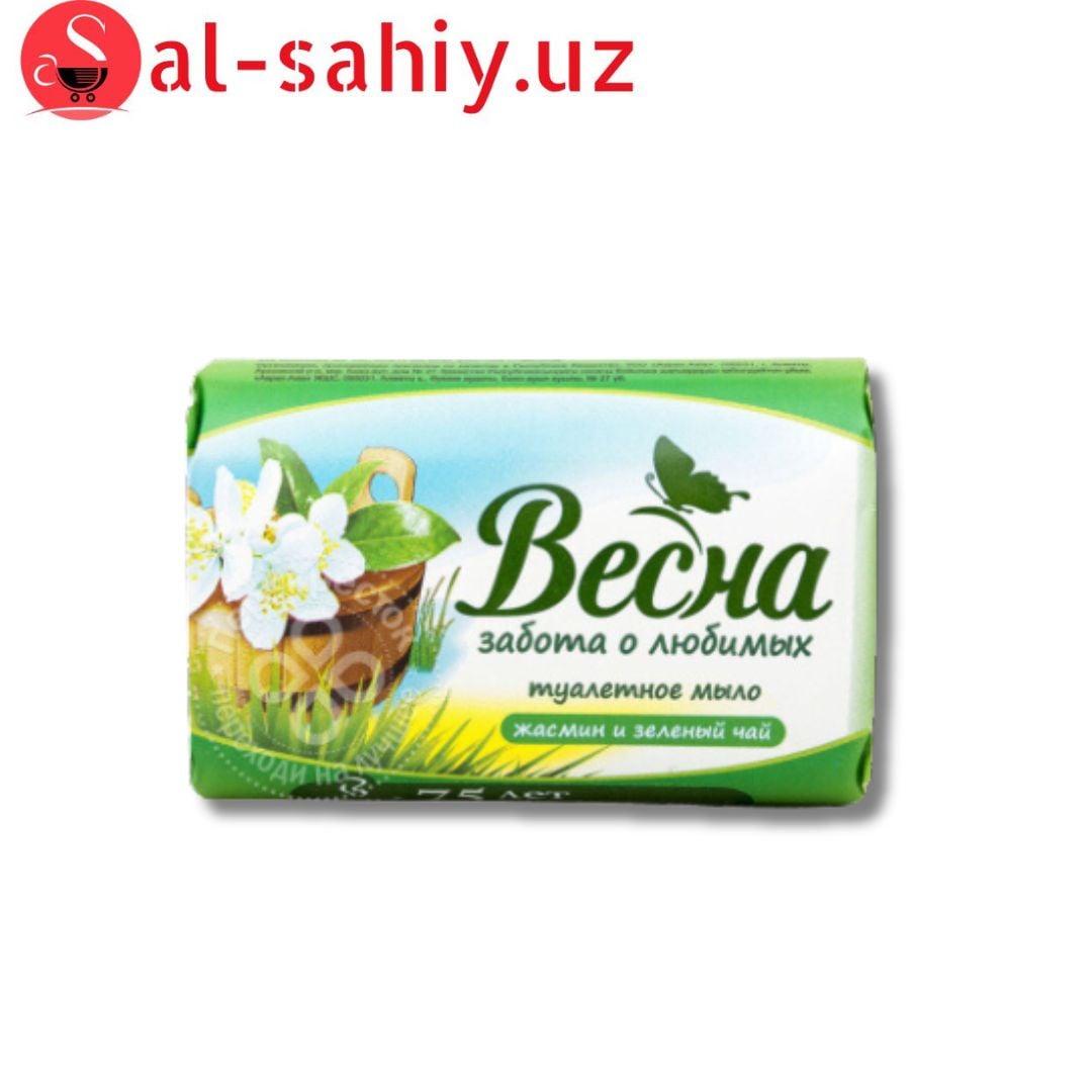 Мыло Весна жасмин и зелёный чай  90гр