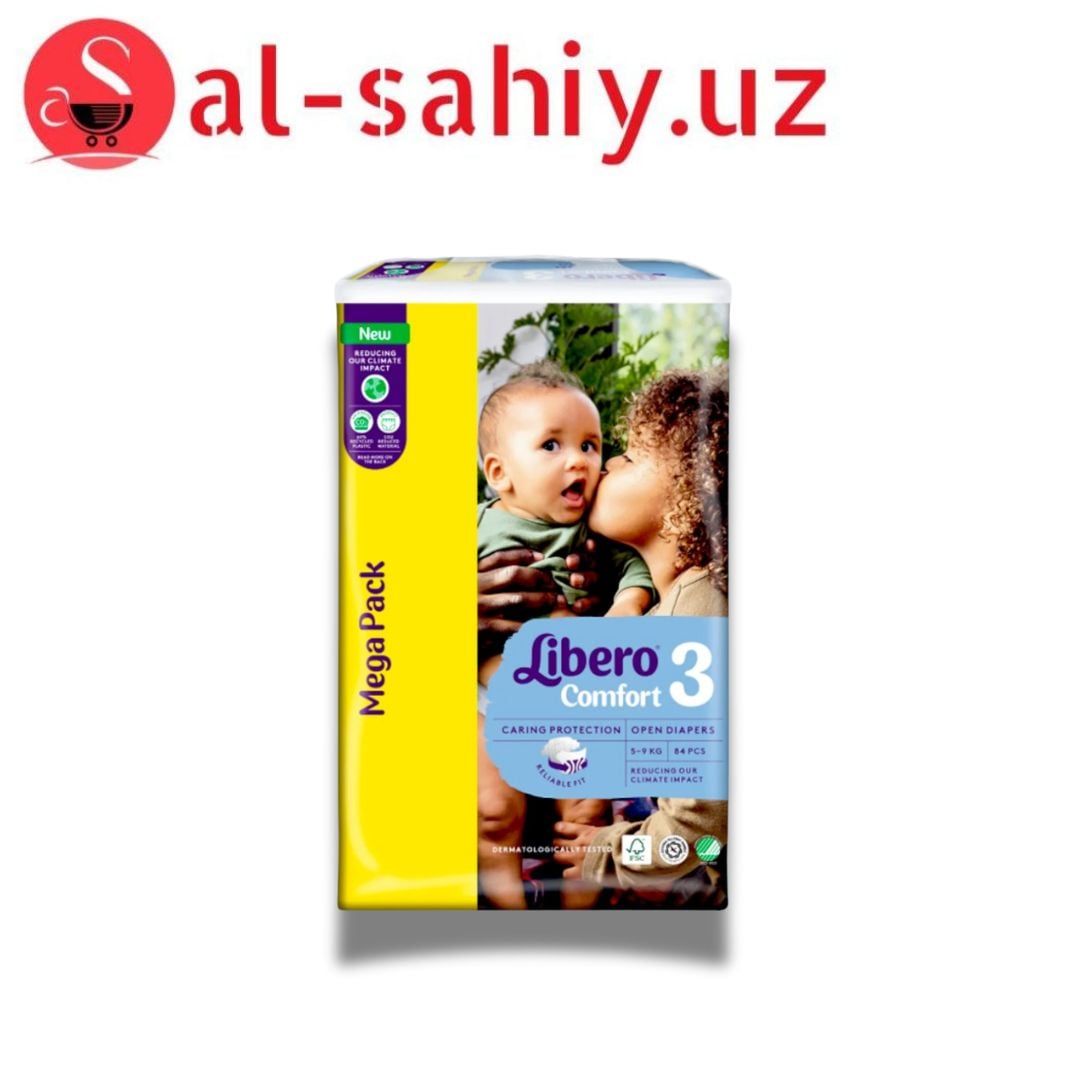 Памперс Libero comfort № 3 84шт