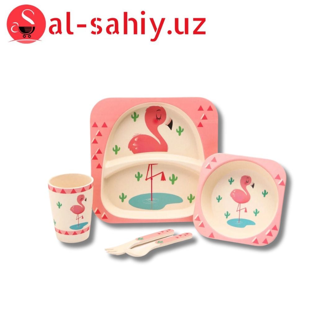 Детский набор посуды Bamboo kids set Eco