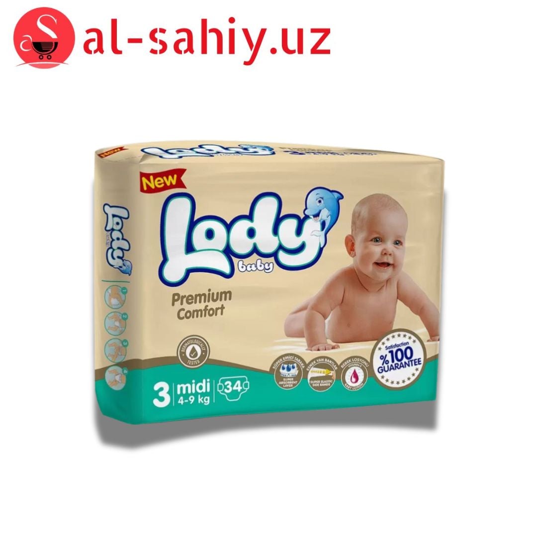 Памперс Lady №3  34шт