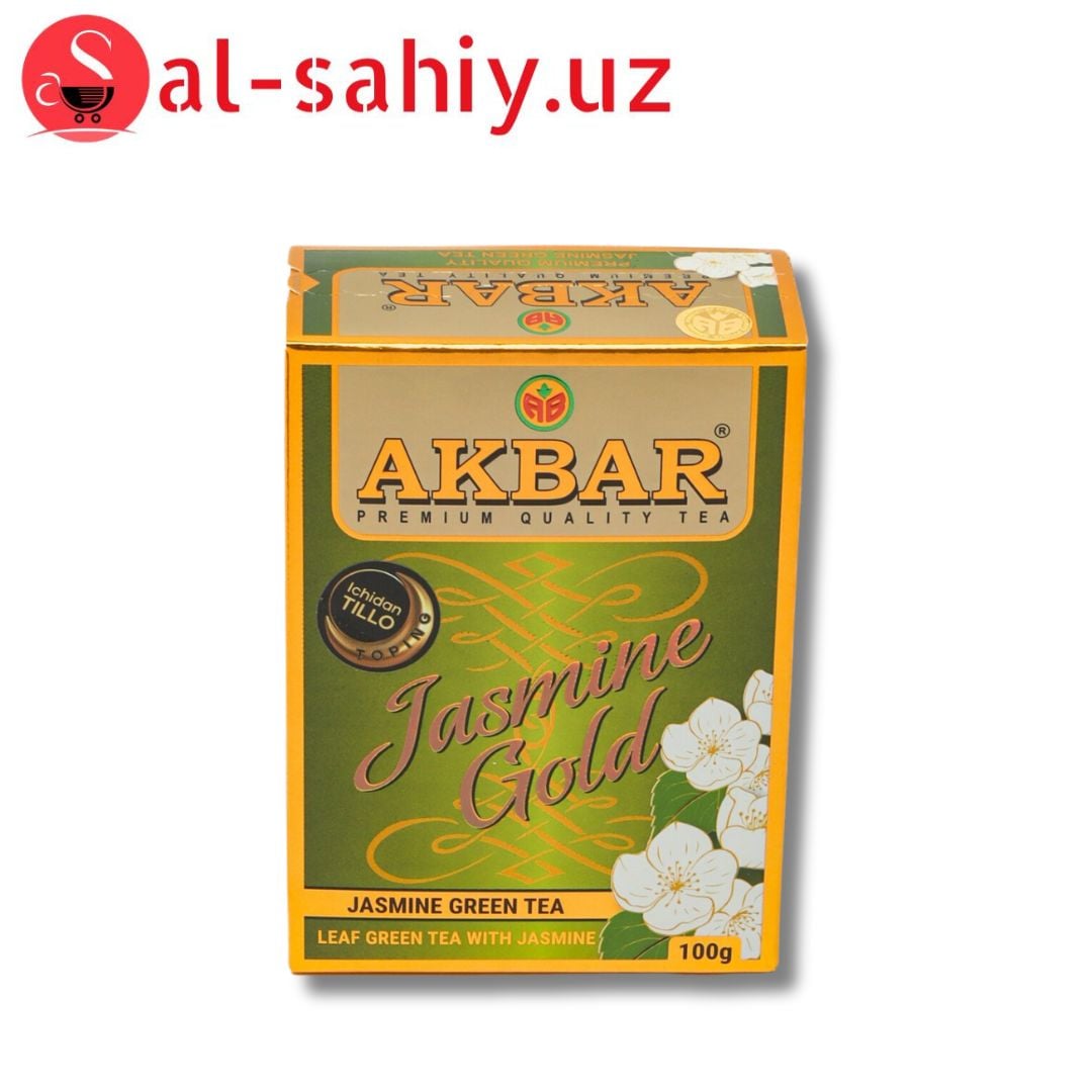 Чай AKBAR JAsmin GREEN  GOLD  25х1.5гр