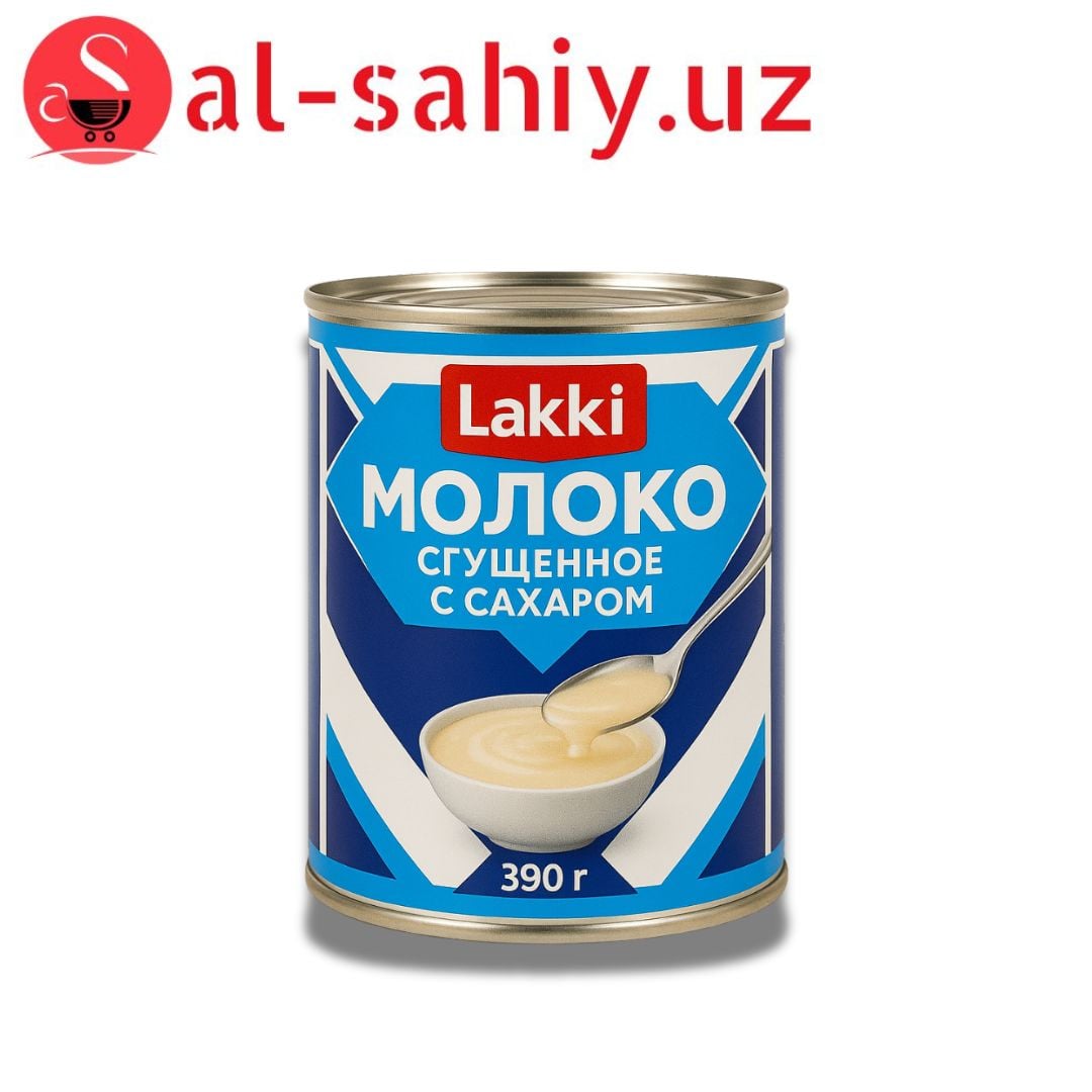Сгущенное молоко  "Lakki"  390гр