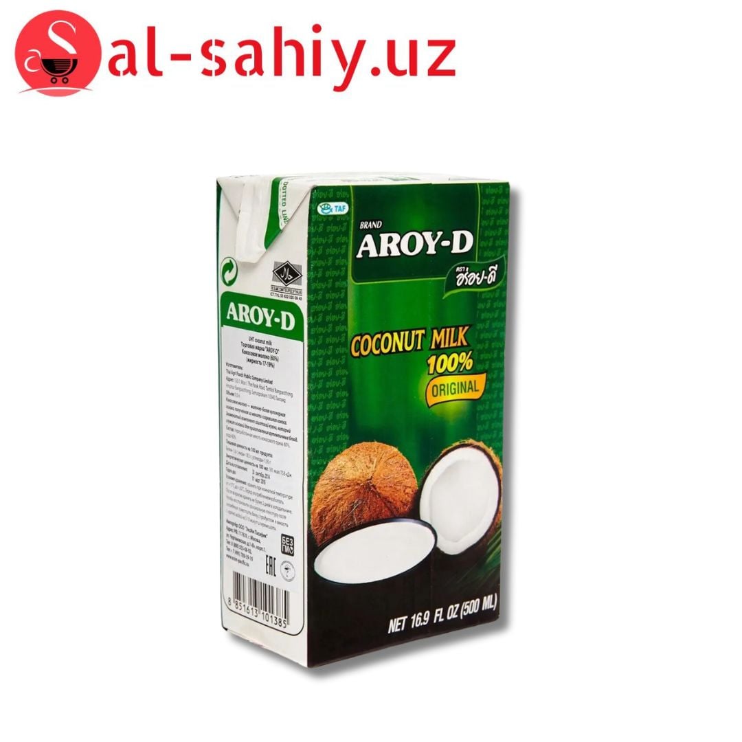 Молоко кокосовое Aroy-D, 500 мл