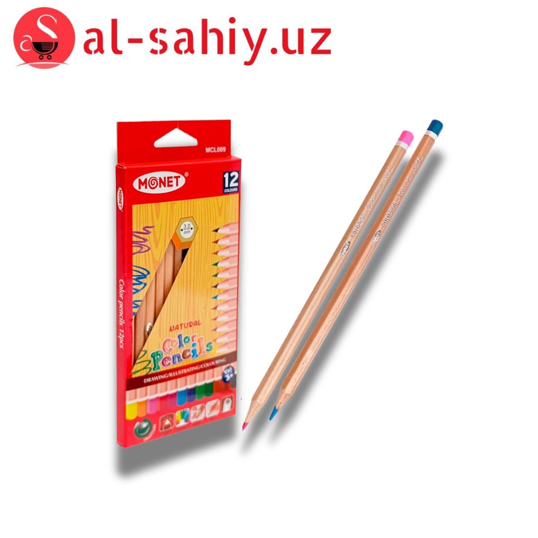 Карандаш Color Pencils "Monet" 12 COLOURS