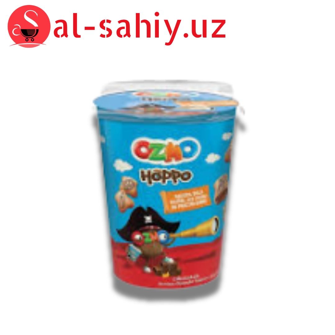 Biscuite Ozmo Hoppo/crema ciocolata 90gr