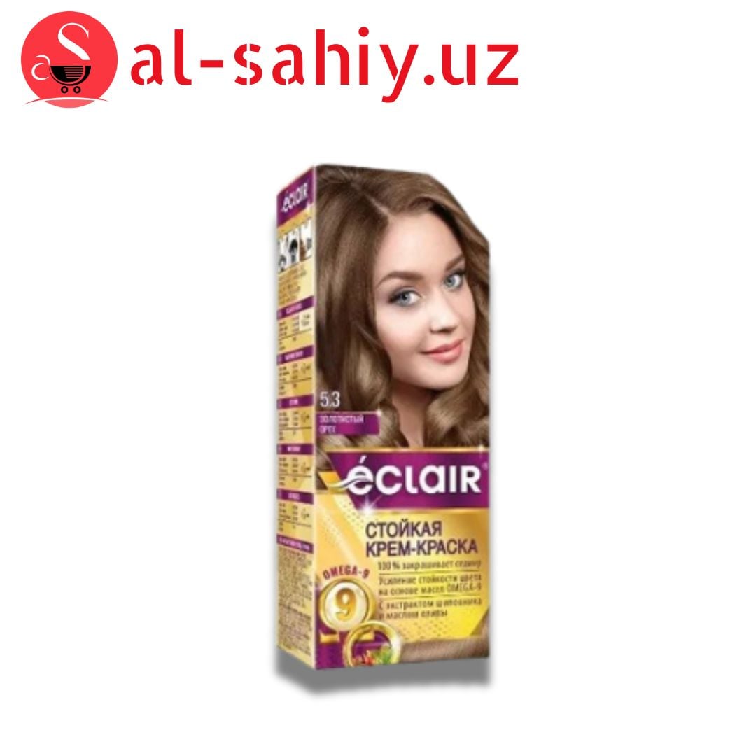 Краска дл волос Eclair "3D"  с маслом"OMEGA" 63 Капучино