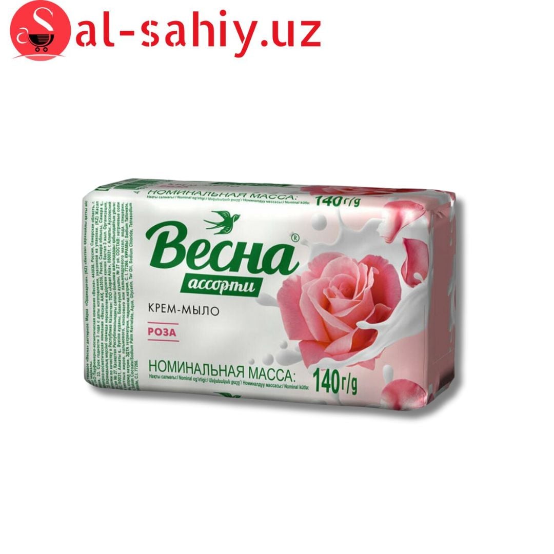 Мыло "Весна" Ассорти роза 140гр