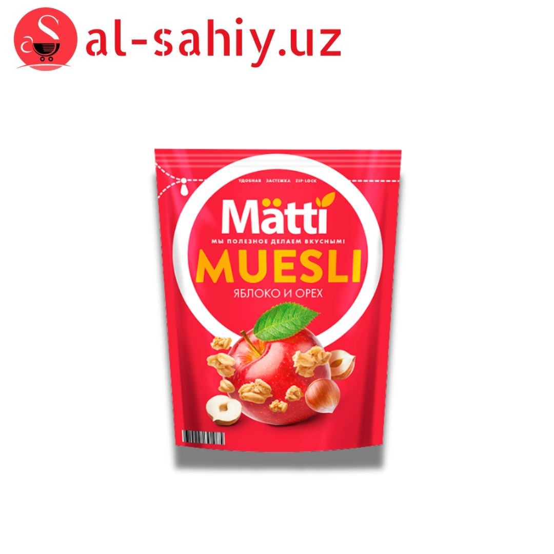 Мюсли Matti с Орехом и яблоком (250 г)