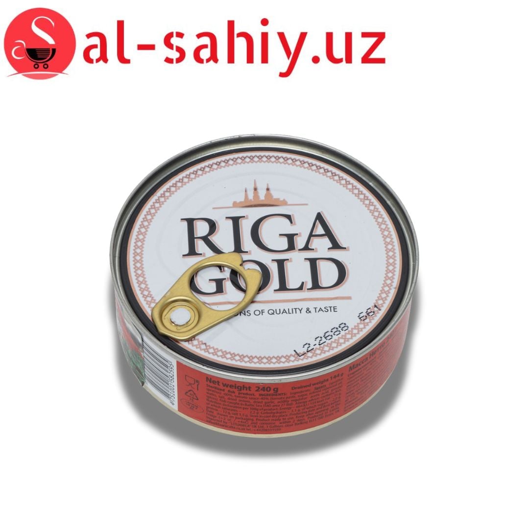 Килька в томатном соусе RIGA GOLD 240г