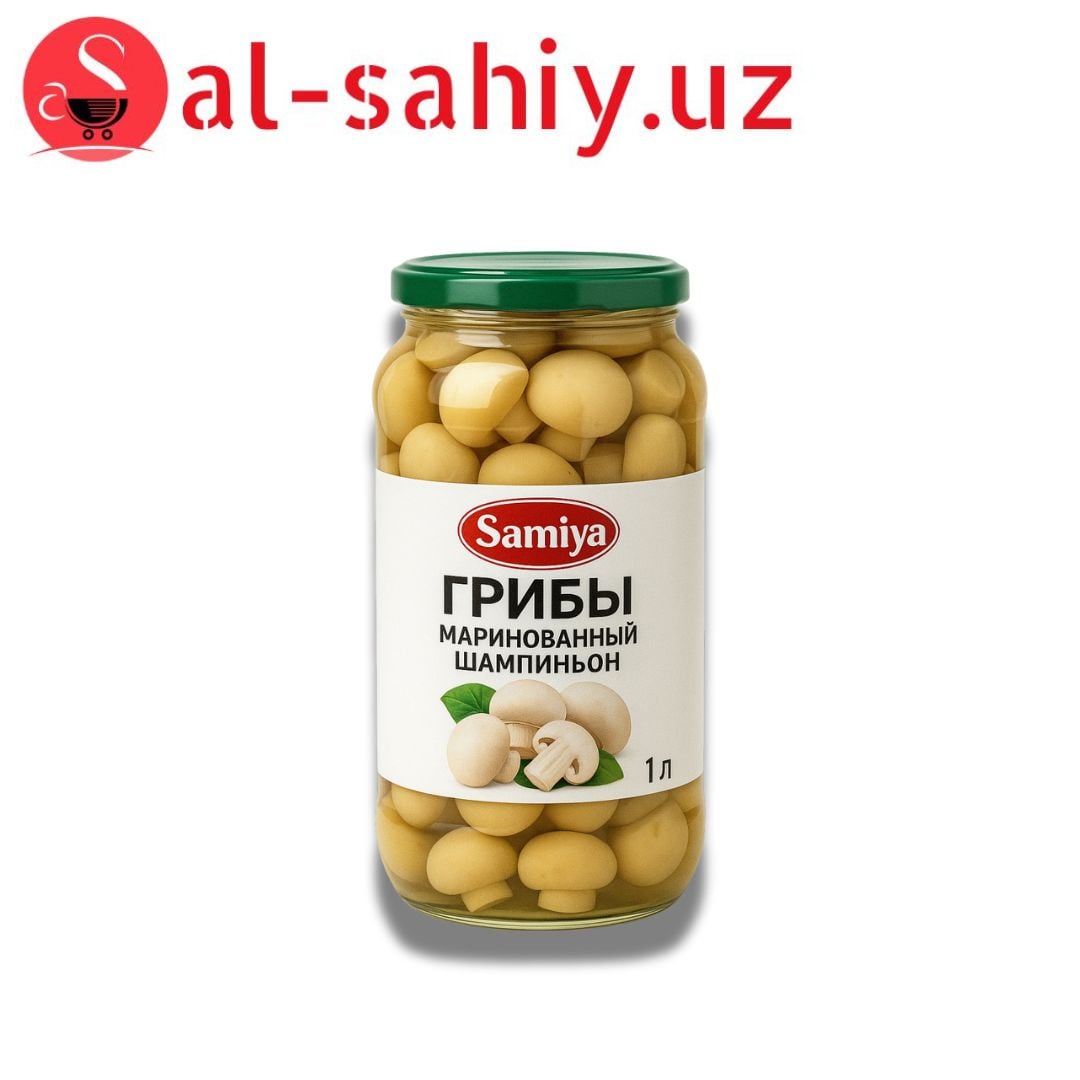 Грибы "Samiya" маринованный шампиньон 1л