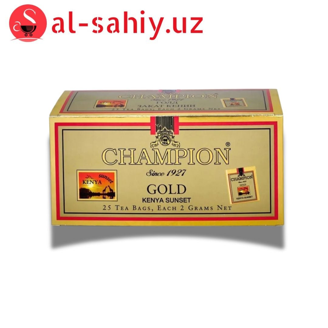 Чай "Champion GOLD" закат кения 25+5 шт