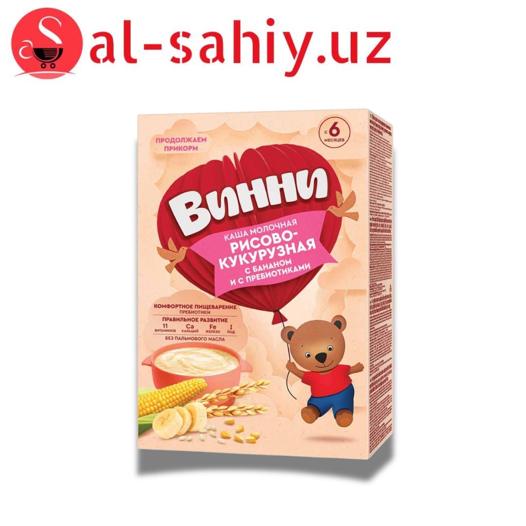 Каша Винни  "Рисово-кукурузная" 350гр