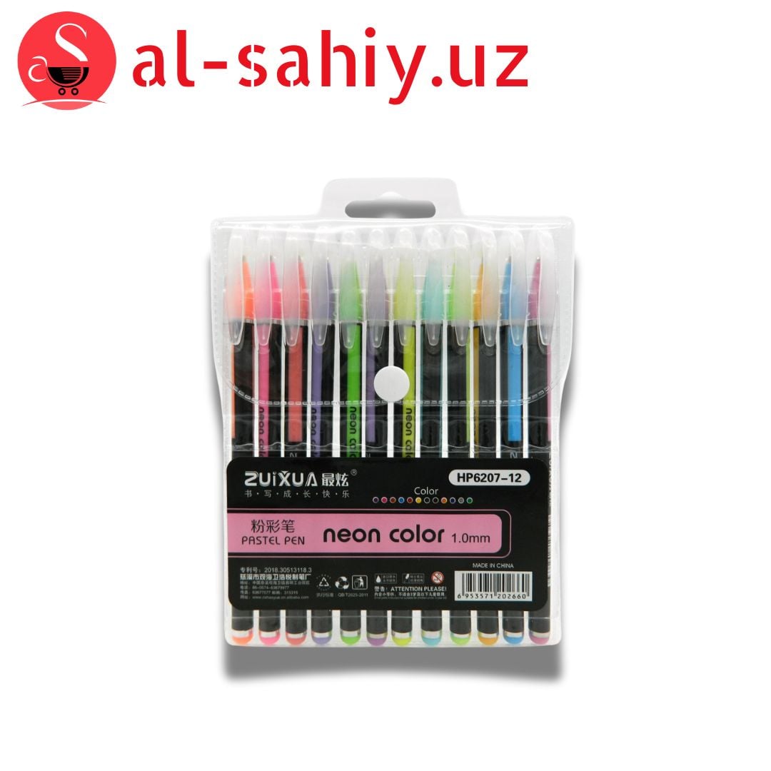 Ручка гелевый Pastel 12 colors
