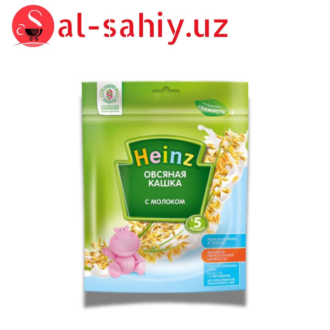 Каша молочная овсяная Heinz "Я расту" (5+ мес.), 180 г