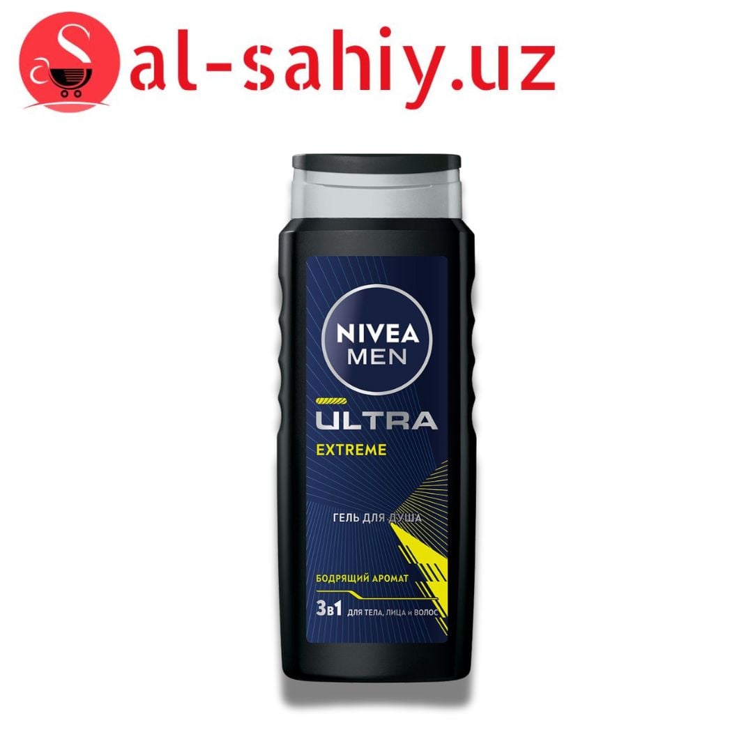 Гель для душа NIVEA  MEN "Ultra extreme" 500мл
