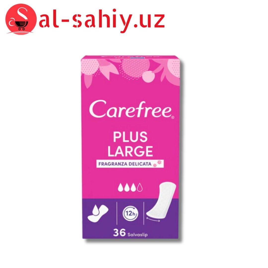 Прокладки Carefree Large Plus салфетки 36шт