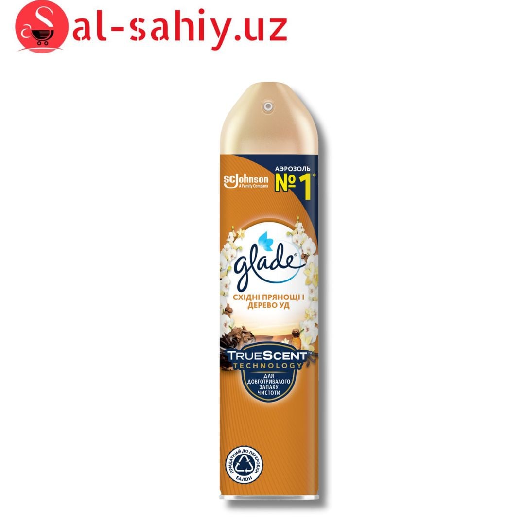Glade Освежитель воздуха Aerosol Васточные пряности и дерево уд 300мл