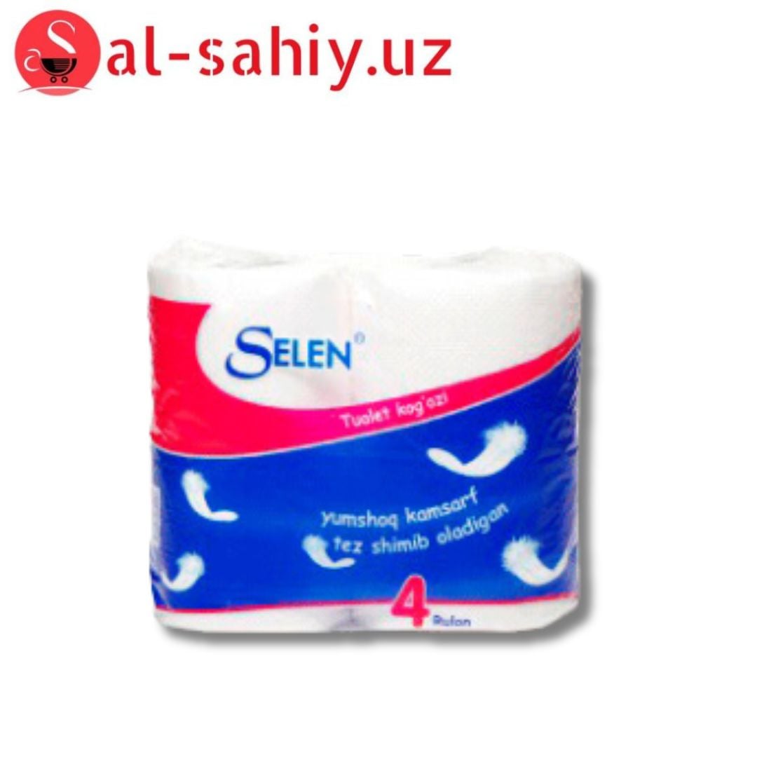 Туалетная бумага "SELEN" 4шт