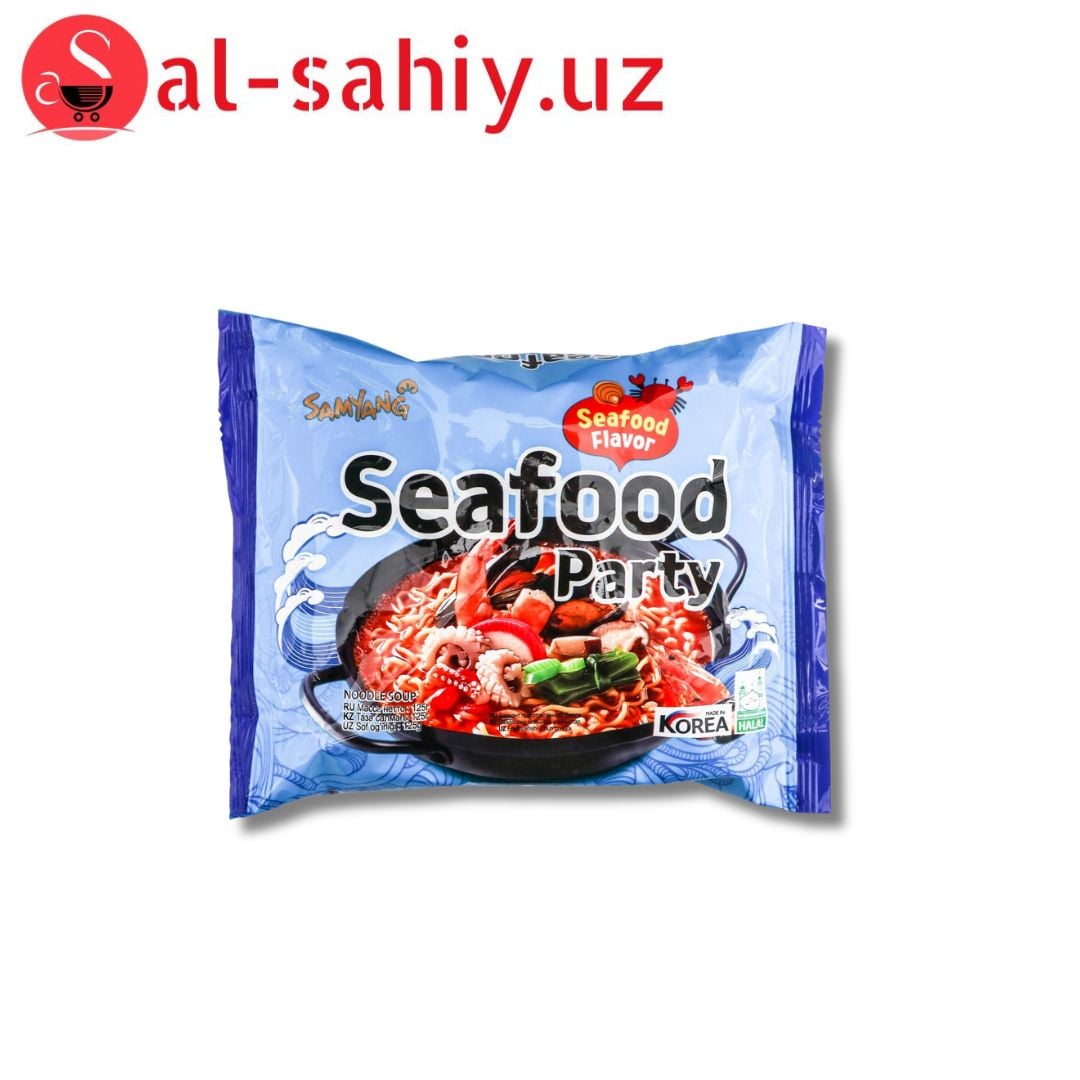 Лапша Сифуд Пати с морепродуктами 125г - Штрих-код: 074603006684