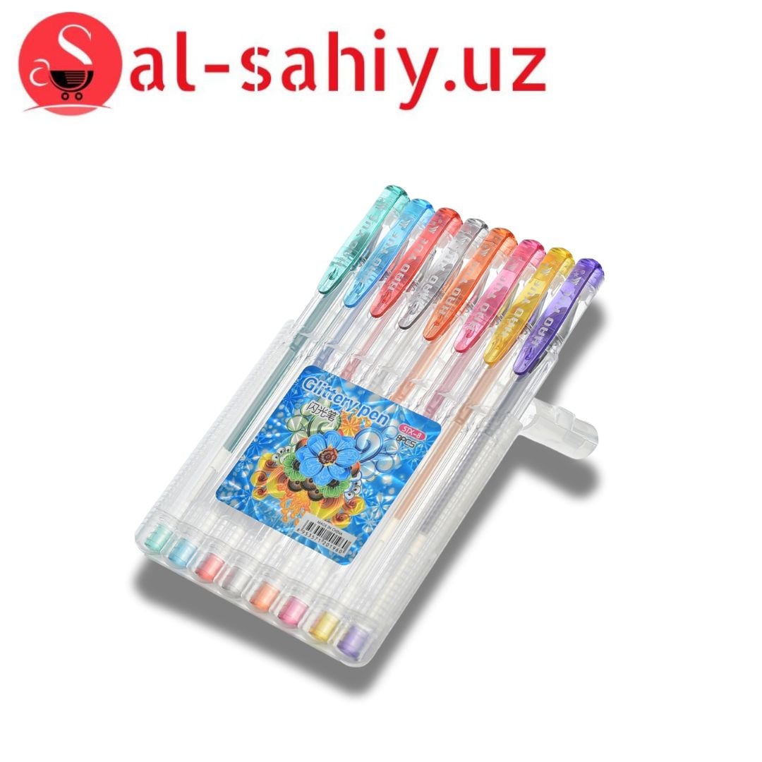 Ручки HAO YOE Glittery pen STX-8