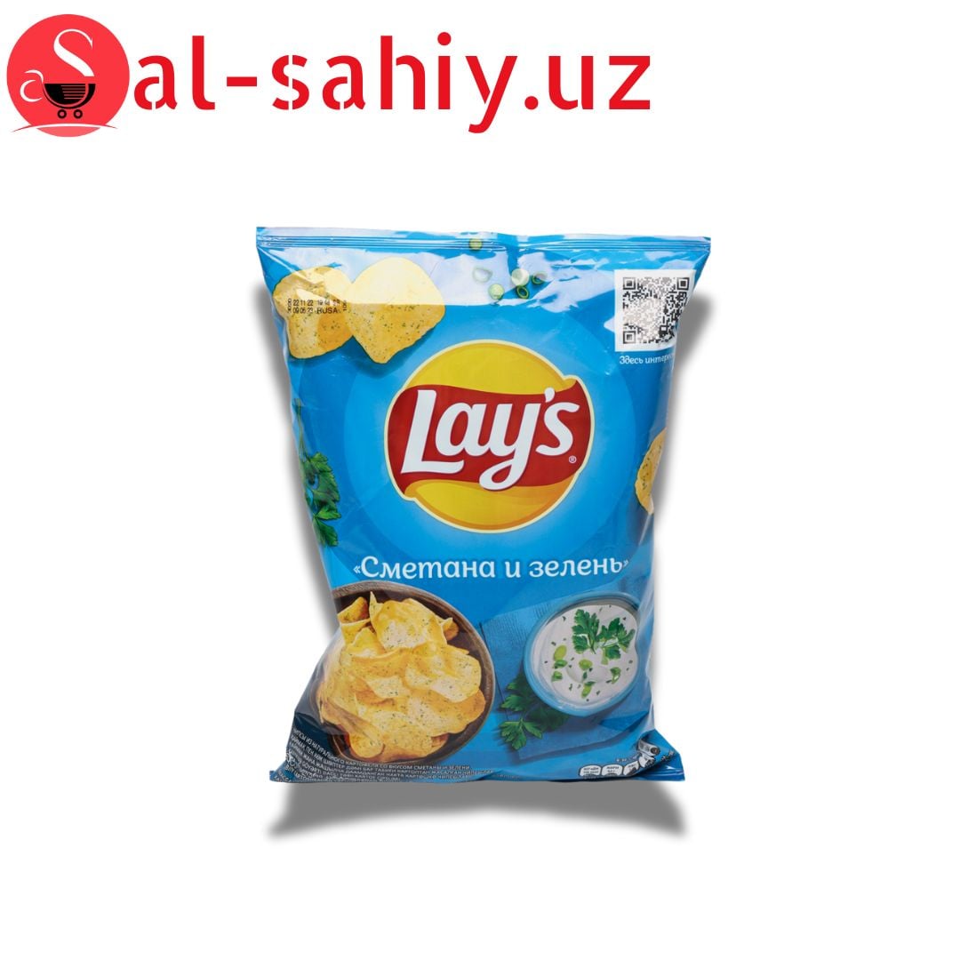 Новый Лейз со вкусом сметана и зелень  20гр