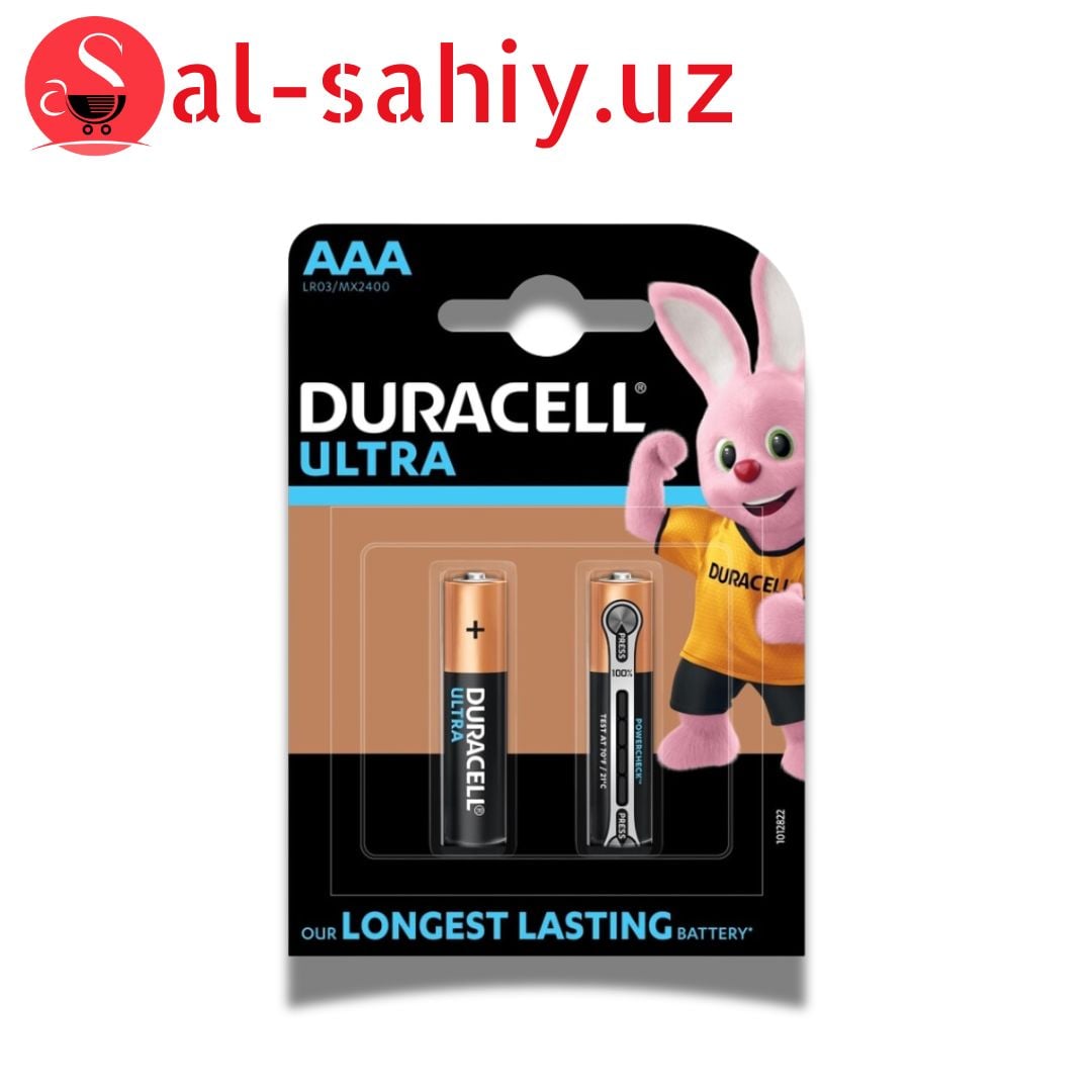 Щелочные батарейки Duracell Ultra Power AAA 1.5В