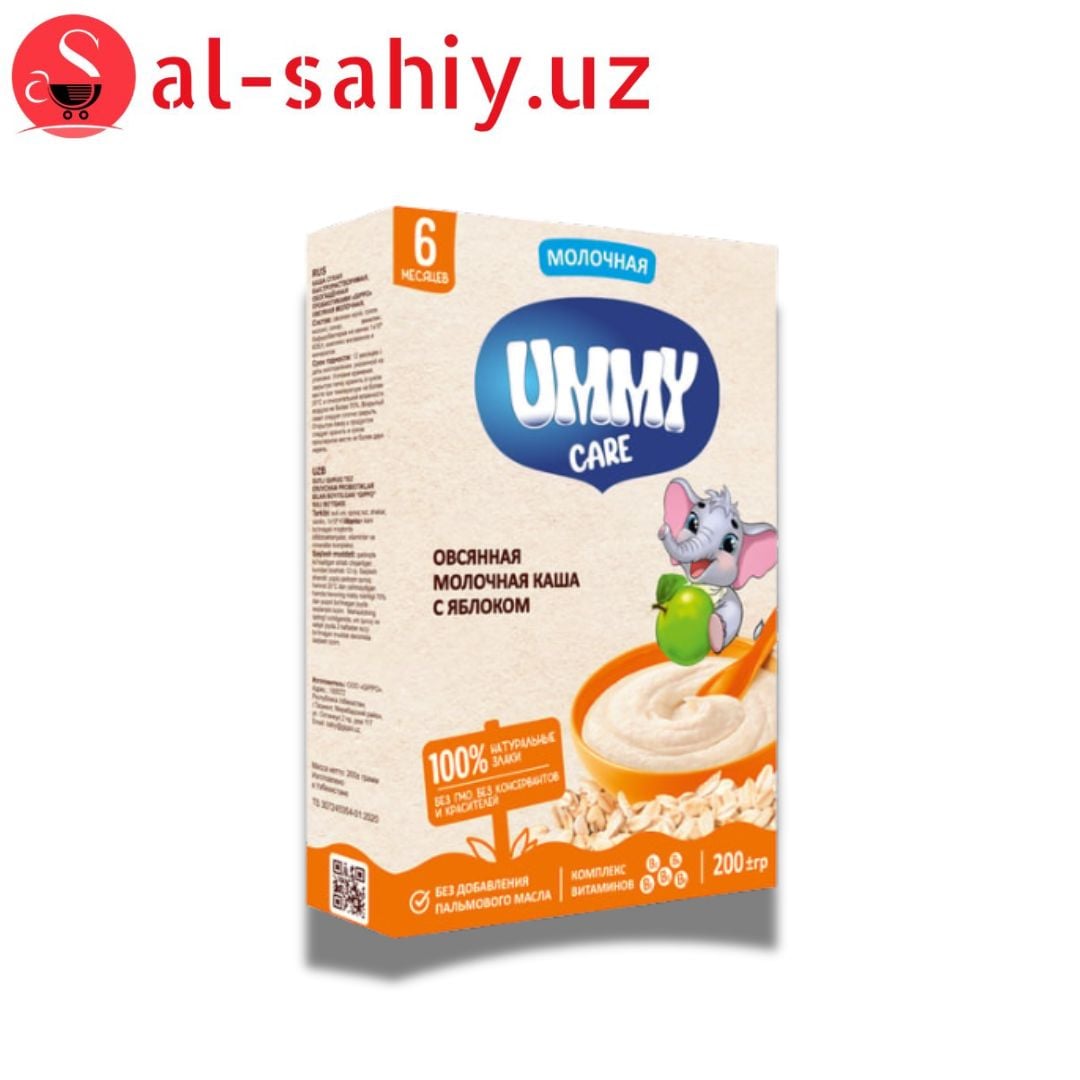 Каша "Ummy care" мультизлаковая молочная каша 5 злаков  200гр