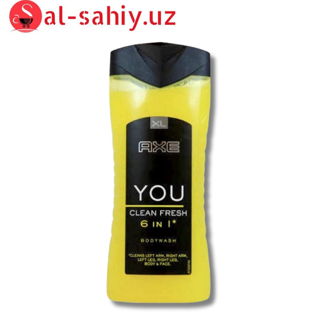 AXE gel 400 ml. You Clean Fresh 6 in 1 body & face.