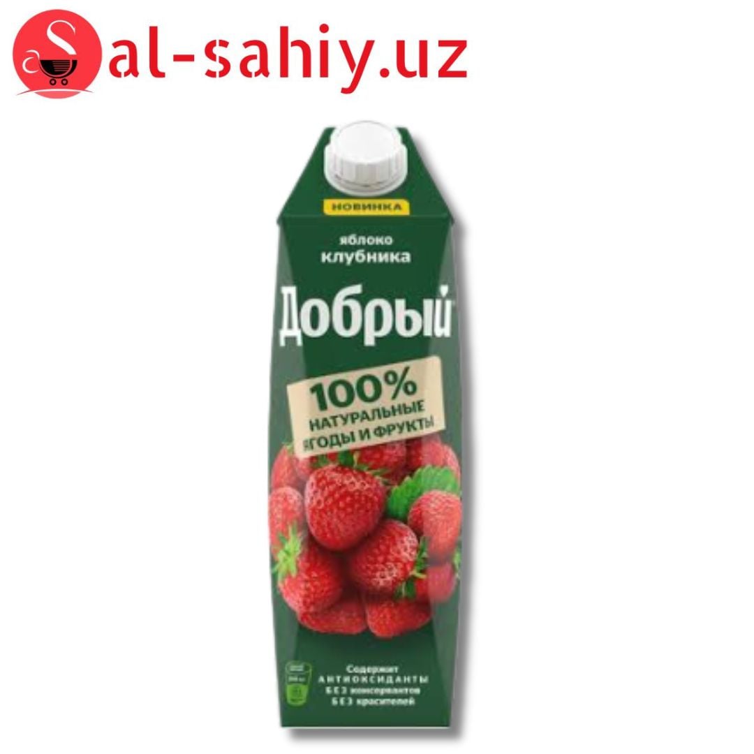 Нектар Добрый  Яблоко- клубника 4670155800440(1 л)