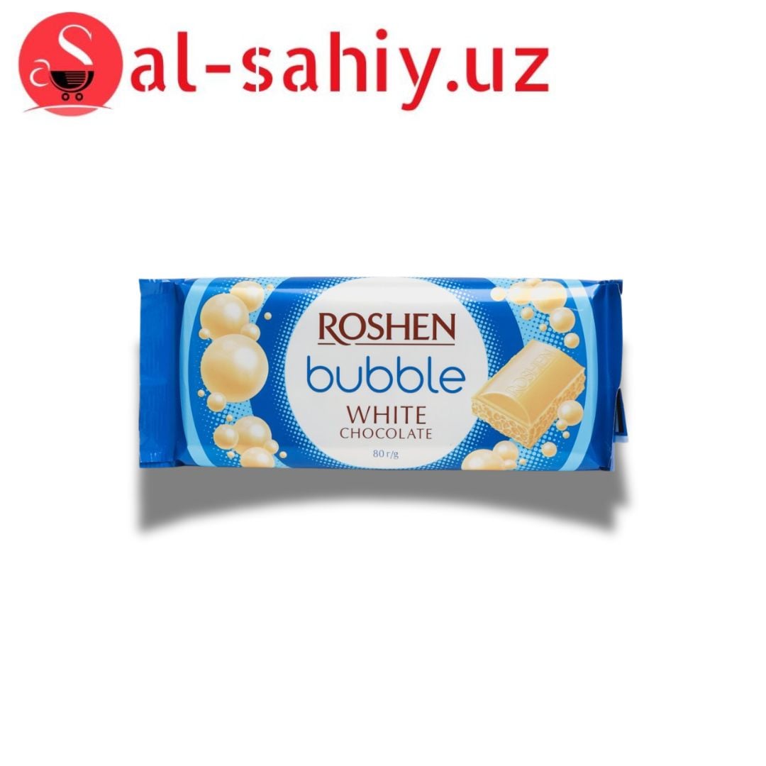 Шоколад "ROSHEN" пористый белый 80гр