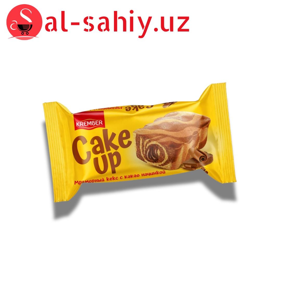 Мраморный кекс "KREMBER" Cake Up с какао начинкой  55г