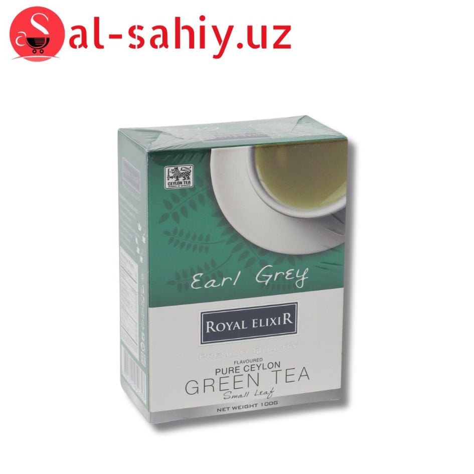Чай Rayal ELIXIR Green tea Earl Grey  100гр