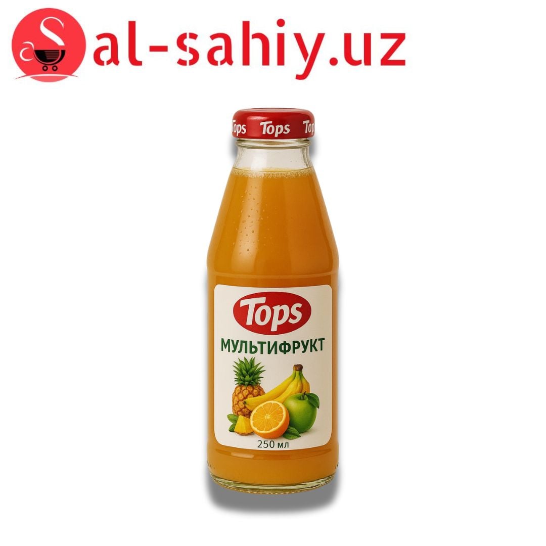 Сок  "Tops"  мультифрукт  250мл ст.