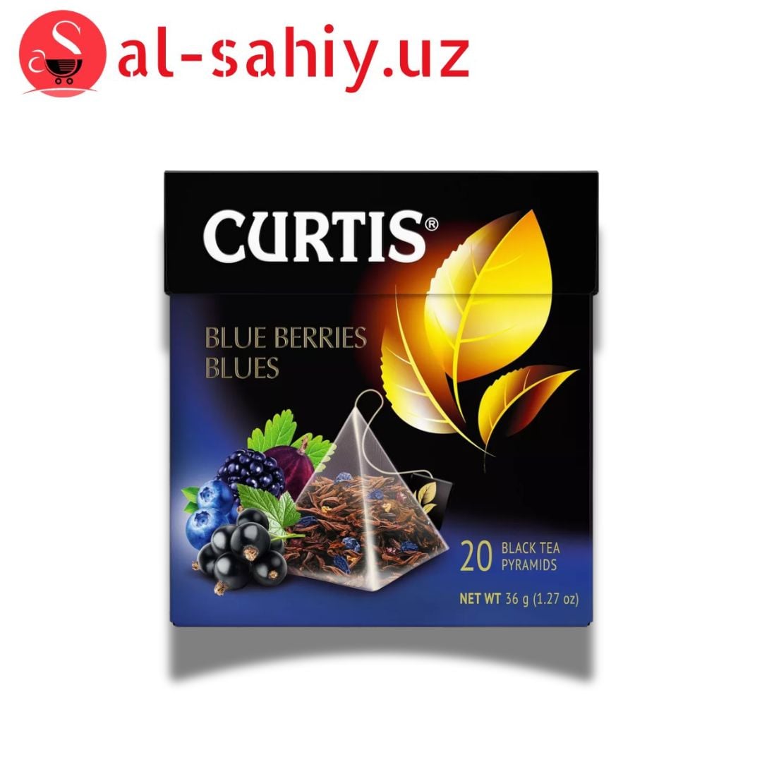 Чай Curtis Blue Berries Blues чёрный (20 пирамидок)
