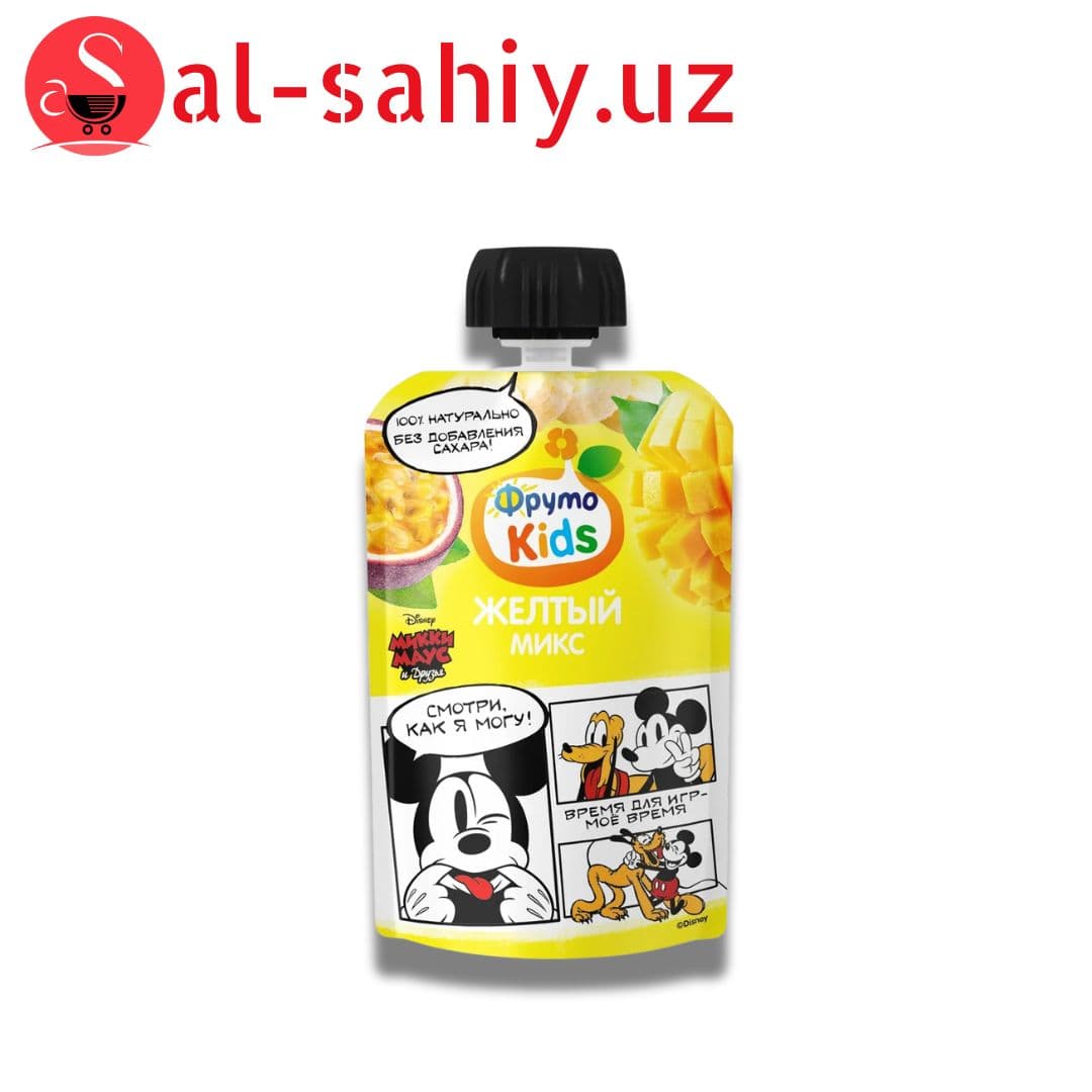Фруто Kids пюре ябл-бан-абрик-манго-маракуйа 90г