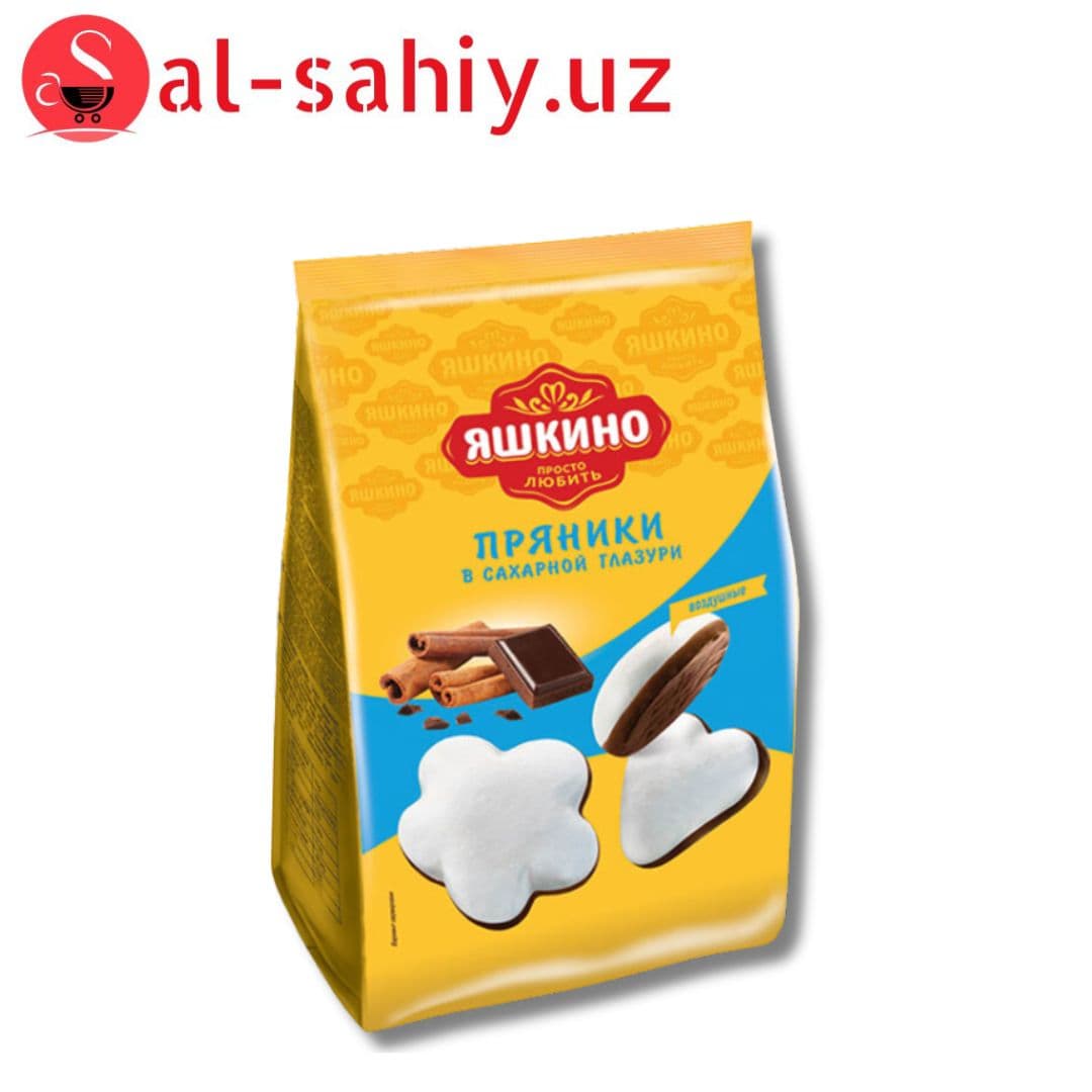 Прянники Яшкино Сах. глазурью 350гр