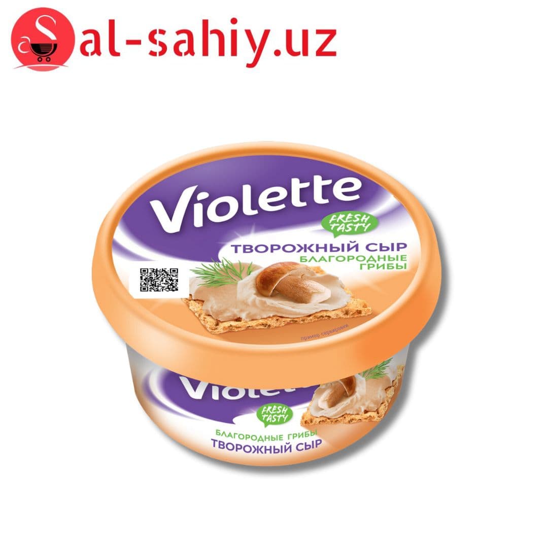 Творожный сыр Violetta Блогородные грибы 140гр