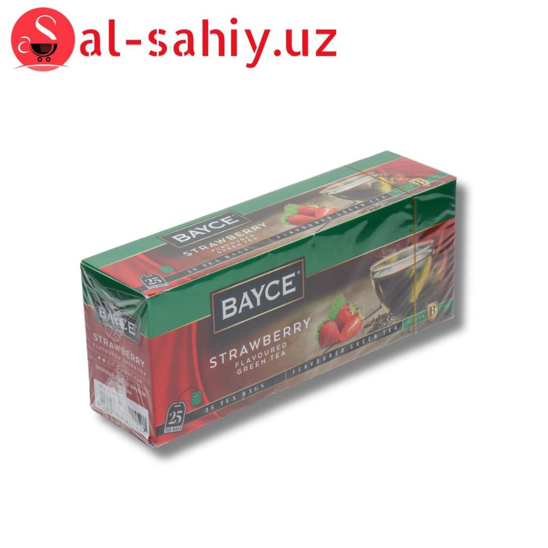 Чай "Bayce" зелёный Клубника 25шт