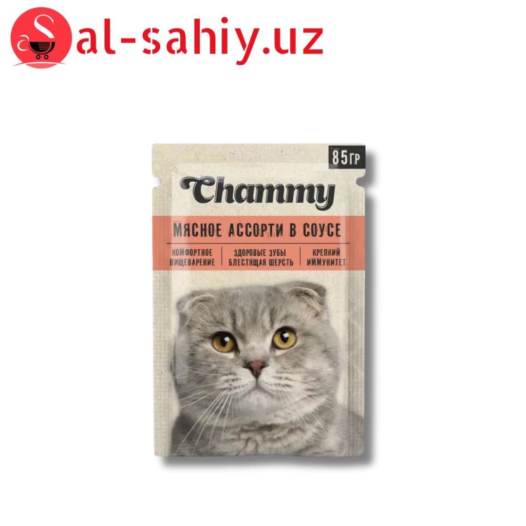 Корм для кошек Chammy c мясное ассорти 85 гр