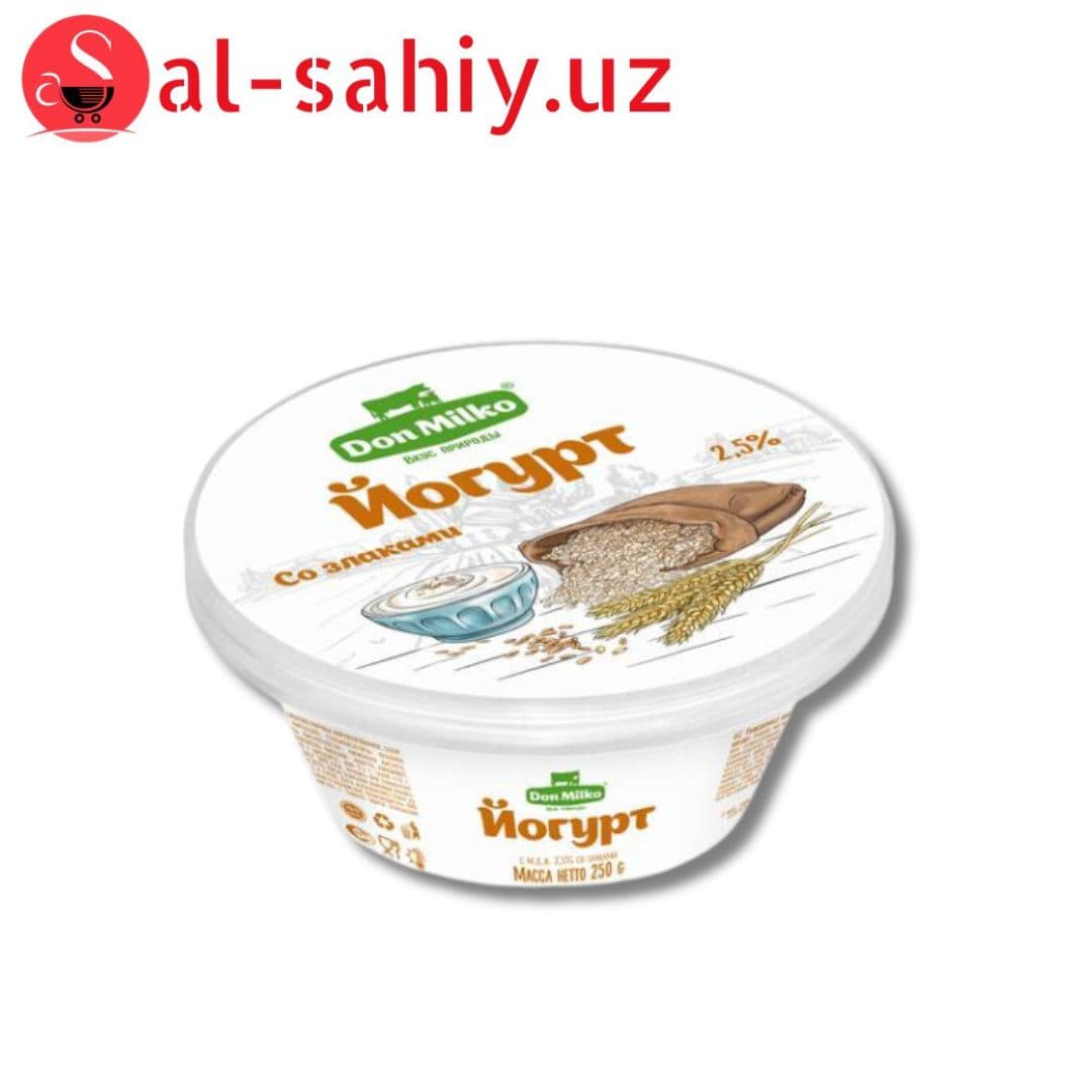 Йогурт Don Milko с злаками 450гр