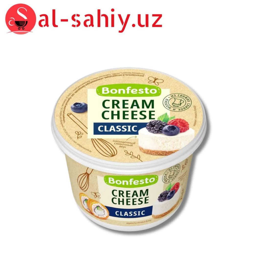 Творожный сыр Cream Cheese Bonfesto сливочный 70% бзмж, 500 г